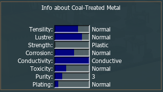 Info about Coal-Treated Metal