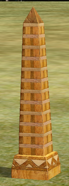 Hardwood Obelisk