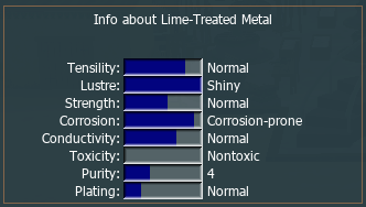 Info about Lime-Treated Metal