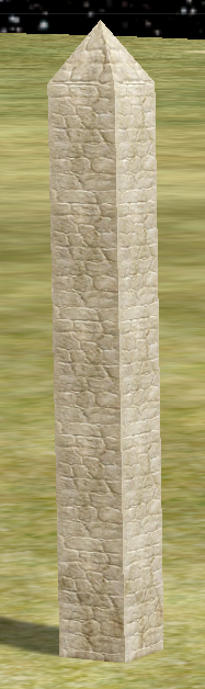 Cut Stone Obelisk