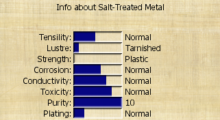 Info about Salt-Treated Metal