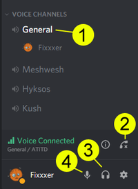 Discord voice channels