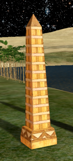 Hardwood Obelisk